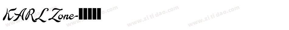 KARL Zone字体转换